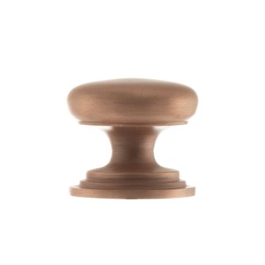 Click Here To Enlarge This Photo Of Atlantic - OEC1238USC Old English 'Lincoln' Solid Brass Victorian Cabinet Knob 38mm on Concealed Fix - Urban Satin Copper