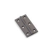 AW064-CH-DBZ - Alexander & Wilks Heavy Pattern Solid Brass Cabinet Butt Hinge - Dark Bronze - 2.5"