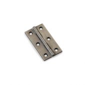 AW064-CH-PWT - Alexander & Wilks Heavy Pattern Solid Brass Cabinet Butt Hinge - Pewter - 2.5"