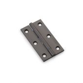 AW075-CH-DBZ - Alexander & Wilks Heavy Pattern Solid Brass Cabinet Butt Hinge - Dark Bronze - 3"