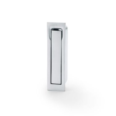 Click Here To Enlarge This Photo Of AW990SC - Alexander & Wilks Sliding Door Edge Pull (Square) - Satin Chrome