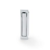 AW990SC - Alexander & Wilks Sliding Door Edge Pull (Square) - Satin Chrome