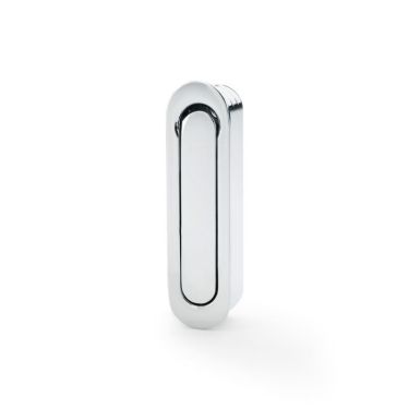 Click Here To Enlarge This Photo Of AW991PC - Alexander & Wilks Sliding Door Edge Pull (Radius) - Polished Chrome