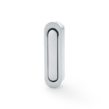 Click Here To Enlarge This Photo Of AW991SC - Alexander & Wilks Sliding Door Edge Pull (Radius) - Satin Chrome
