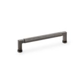 AW819-160-DBZPVD - Alexander & Wilks Camille Knurled Cabinet Pull Handle - Dark Bronze PVD