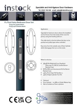 Click Here To Enlarge This Photo Of Eclipse Specialist Anti-Ligature P1 First Entry Bedroom Door Set