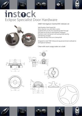 Click Here To Enlarge This Photo Of Eclipse Specialist Anti-Ligature P2 First Entry Bathroom Door Set