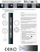 Eclipse Specialist Anti-Ligature AX10 Second Entry Bedroom Door Set