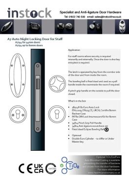 Click Here To Enlarge This Photo Of Eclipse Specialist Anti-Ligature A7 Auto Night Locking Door Set for Staff