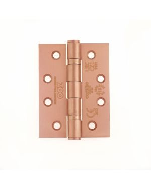 Click Here To Enlarge This Photo Of ZHSS243-PVDBZ - Zoo Hardware Grade 13 CE Fire Rated Ball Bearing Hinges (Square) 102 x 76 x 3mm PVD Bronze