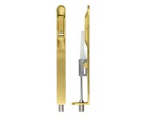 ZAS03R-PVDSB - Zoo Hardware Lever Action Flush Bolt 200 x 20mm (Radius) PVD Satin Brass