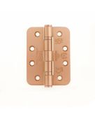ZHSS243R-PVDBZ - Zoo Hardware Grade 13 CE Fire Rated Ball Bearing Hinges (Radius) 102 x 76 x 3mm PVD Bronze