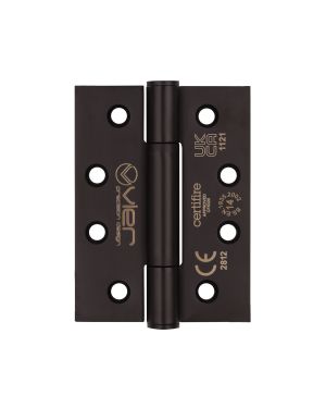 Click Here To Enlarge This Photo Of VHC243-PCB - Zoo Hardware Vier Grade 14 Concealed Bearing Hinges (Square) 102 x 76 x 3mm - Powder Coated Black