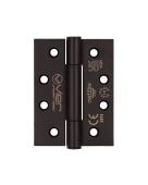VHC243-PCB - Zoo Hardware Vier Grade 14 Concealed Bearing Hinges (Square) 102 x 76 x 3mm - Powder Coated Black