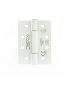 VHC243-PCW - Zoo Hardware Vier Grade 14 Concealed Bearing Hinges (Square) 102 x 76 x 3mm - Powder Coated White