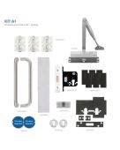 KITA1-FDP-A1 - Zoo Hardware A1 Architectural Corridor FD30 Fire Door Pack (Locking with Pull Handle)