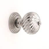 SB2101PN - Spira Brass Burcot Mortice Door Knobs - Polished Nickel