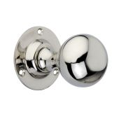 SB2102PN - Spira Brass Ball Door Knobs - Polished Nickel