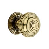 SB2103AB - Spira Brass Bloxwich 50mm Rim/Mortice Door Knobs - Aged Brass
