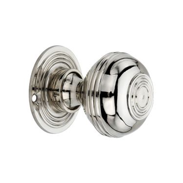 Click Here To Enlarge This Photo Of SB2103PN - Spira Brass Bloxwich 50mm Rim/Mortice Door Knobs - Polished Nickel