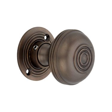 Click Here To Enlarge This Photo Of SB2103ABZ - Spira Brass Bloxwich 50mm Rim/Mortice Door Knobs - Aged Bronze