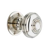 SB2104PN - Spira Brass Bloxwich Large 60mm Rim/Mortice Door Knobs - Polished Nickel