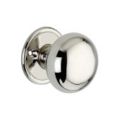 SB2107PN - Spira Brass Cottage Large 50mm Rim/Mortice Door Knobs - Polished Nickel