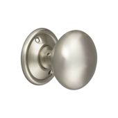 SB2107SC - Spira Brass Cottage Large 50mm Rim/Mortice Door Knobs - Satin Chrome