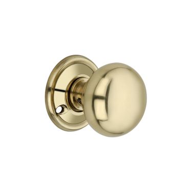 Click Here To Enlarge This Photo Of SB2108PB - Spira Brass Cottage Small 40mm Rim/Mortice Door Knobs - Polished Brass