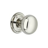 SB2108PN - Spira Brass Cottage Small 40mm Rim/Mortice Door Knobs - Polished Nickel