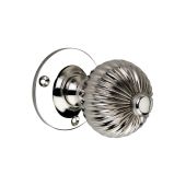 SB2111PN - Spira Brass Regency Mortice Door Knobs - Polished Nickel