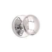 SB2114PC - Spira Brass Victorian Mortice Door Knobs - Polished Chrome