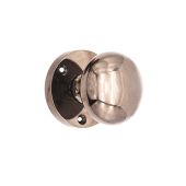 SB2114BN - Spira Brass Victorian Mortice Door Knobs - Black Nickel