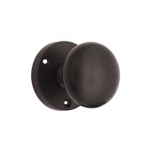 SB2114BLK - Spira Brass Victorian Mortice Door Knobs - Matt Black