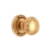 SB2119PB - Spira Brass Georgian Mortice Door Knobs - Polished Brass