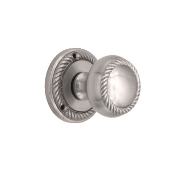Click Here To Enlarge This Photo Of SB2119SC - Spira Brass Georgian Mortice Door Knobs - Satin Chrome