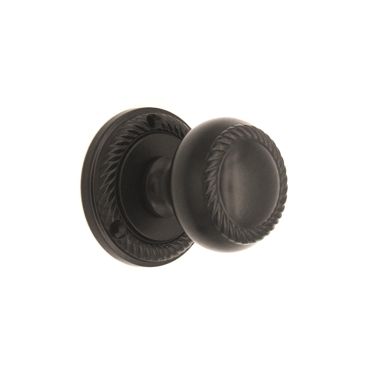 Click Here To Enlarge This Photo Of SB2119BLK - Spira Brass Georgian Mortice Door Knobs - Matt Black