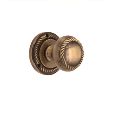 Click Here To Enlarge This Photo Of SB2119ANT - Spira Brass Georgian Mortice Door Knobs - Antique Brass