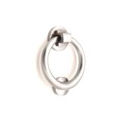 SB4104SC - Spira Brass Ring Door Knocker 110mm - Satin Chrome