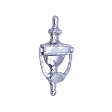 Click Here To Enlarge This Photo Of SB4105PC - Spira Brass Georgian Door Knocker 150mm - Polished Chrome