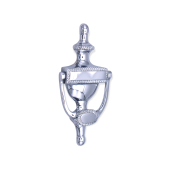 SB4105PC - Spira Brass Georgian Door Knocker 150mm - Polished Chrome
