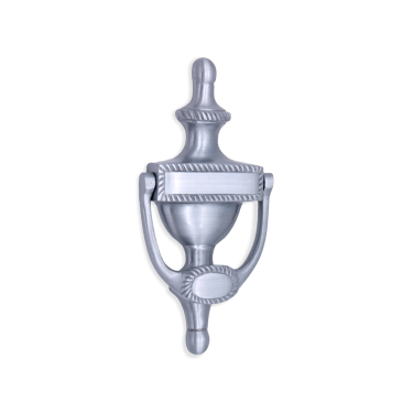 Click Here To Enlarge This Photo Of SB4105SC - Spira Brass Georgian Door Knocker 150mm - Satin Chrome