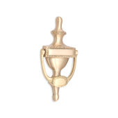 SB4105SB - Spira Brass Georgian Door Knocker 150mm - Satin Brass
