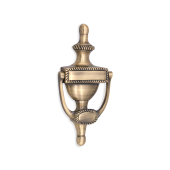 SB4105ANT - Spira Brass Georgian Door Knocker 150mm - Antique Brass