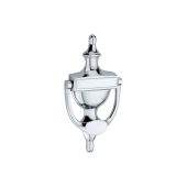 SB4106PC - Spira Brass Victorian Urn Door Knocker 150mm - Polished Chrome