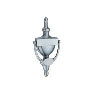 Click Here To Enlarge This Photo Of SB4106SC - Spira Brass Victorian Urn Door Knocker 150mm - Satin Chrome
