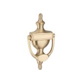 SB4106SB - Spira Brass Victorian Urn Door Knocker 150mm - Satin Brass