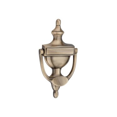 Click Here To Enlarge This Photo Of SB4106ANT - Spira Brass Victorian Urn Door Knocker 150mm - Antique Brass