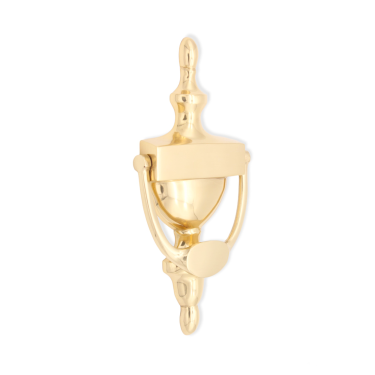 Click Here To Enlarge This Photo Of SB4107PB - Spira Brass Victorian Urn Door Knocker 200mm - Polished Brass