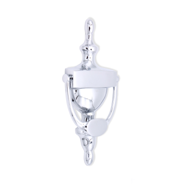 Click Here To Enlarge This Photo Of SB4107PC - Spira Brass Victorian Urn Door Knocker 200mm - Polished Chrome